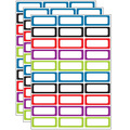 Ashley Productions Die-Cut Magnetic Foam Assorted Color Labels/Nameplates, PK90 10078